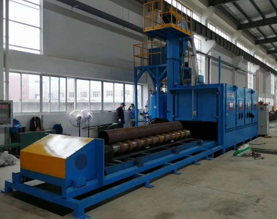 淮南喷砂机在管道除锈中的现场施工应用